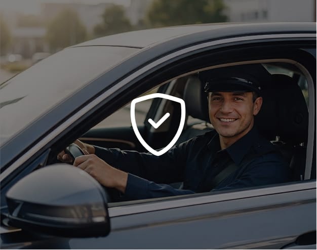 Drivers are chauffeur and protective techniques trained and certified.